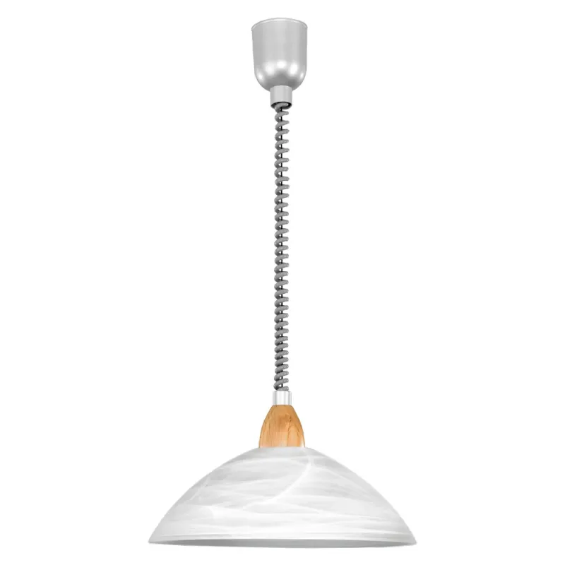 Pendul Eglo Lord 2 87009, E27 1X60W Ø360Mm, Alb