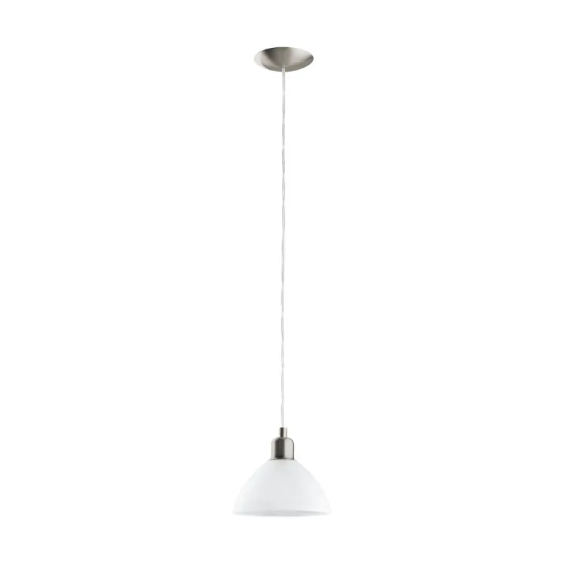 Pendul Eglo Brenda 87054, E27 1X60W Ø195Mm, Alb