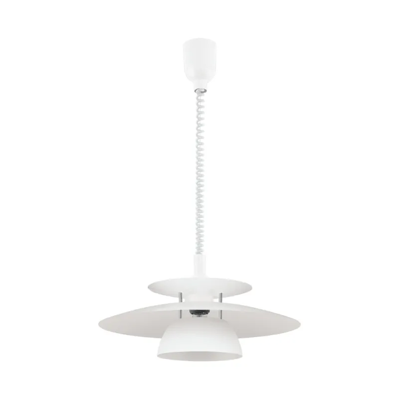 Pendul Eglo Brenda 87055, E27 1X60W Ø430Mm, Alb