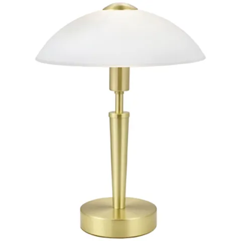 Veioza Eglo Solo 1 87254, E14 1X40W Ø260Mm, Sticla Satinata, Alama Mata