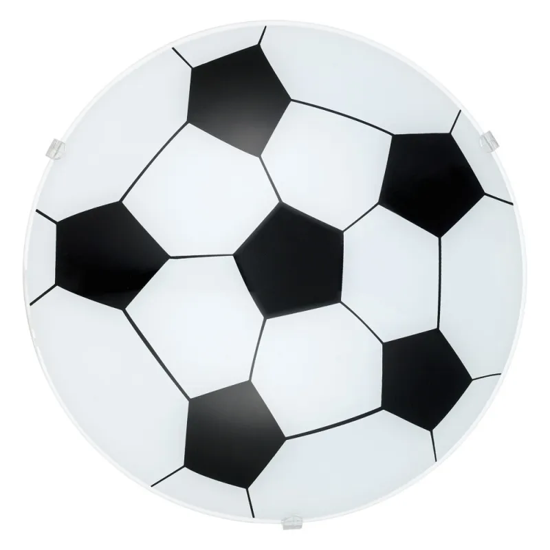 Plafoniera Copii Eglo Junior 1 87284, E27 1X60W Ø245Mm, Sticla Satinata, Alb
