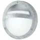 Aplica Exterior Eglo Sevilla 88119, E27 1X40W Ip44 Ø285Mm, Sticla Satinata, Zinc