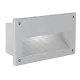 Lampa Incastrata Exterior Eglo Zimba 88575, E14 1X40W Ip44, Argintiu, Alb