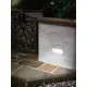 Lampa Incastrata Exterior Eglo Zimba 88575, E14 1X40W Ip44, Argintiu, Alb