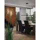 Aplica Eglo Almera 89115, E14 1X60W, Sticla, Maro Antichizat
