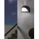 Aplica Exterior Eglo Onja 89767, E27 1X60W Ip44, Sticla, Negru