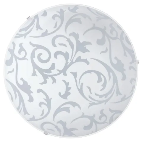 Plafoniera Eglo Scalea 1 90043, E27 1X60W Ø315Mm, Sticla Satinata, Alb