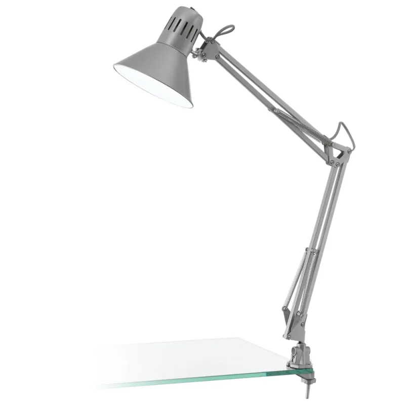 Veioza Eglo Firmo 90874, E27 1X40W, Otel, Plastic, Argintiu
