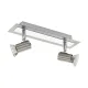 Plafoniera Eglo Rottelo 90915, Gu10 2X5W, Otel, Nichel Mat, Crom