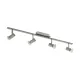 Plafoniera Eglo Rottelo 90917, Gu10 4X5W, Otel, Crom, Nichel Mat