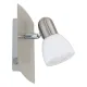 Aplica Eglo Enea 90982, E14 1X25W, Sticla Satinata, Nichel Mat
