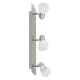 Plafoniera Eglo Enea 90985, E14 3X40W, Sticla Satinata, Nichel Mat