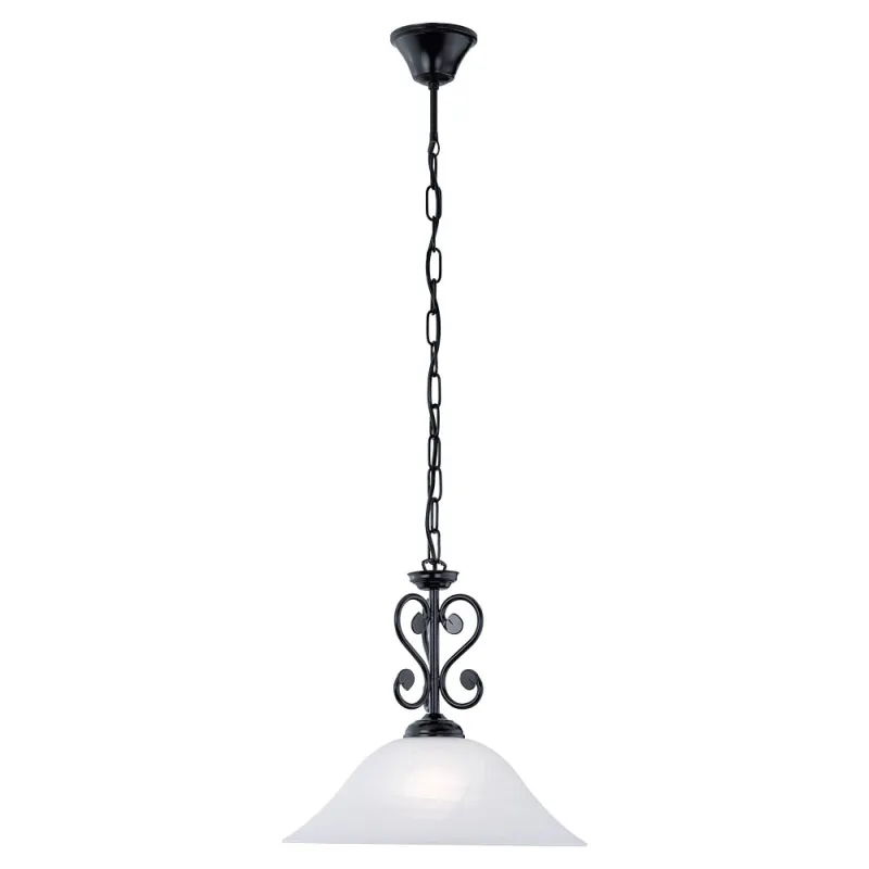 Pendul Eglo Murcia 91002, E27 1X60W Ø380Mm, Alb
