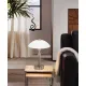 Veioza Eglo Solo 91238, E14 1X60W Ø265Mm, Sticla Satinata, Nichel Mat