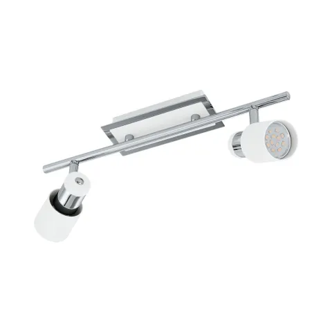 Plafoniera Eglo Davida 92085, Gu10 2X5W, Otel, Crom, Alb