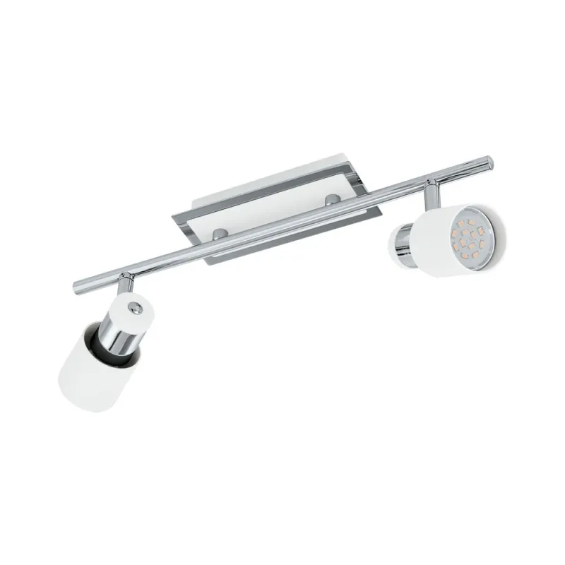 Plafoniera Eglo Davida 92085, Gu10 2X5W, Otel, Crom, Alb