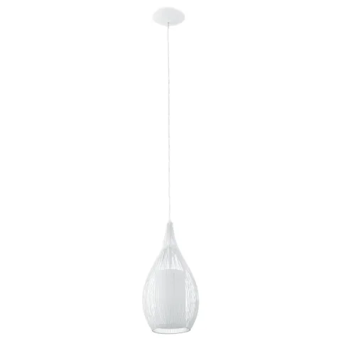 Pendul Eglo Razoni 92251, E27 1X60W Ø190Mm, Alb