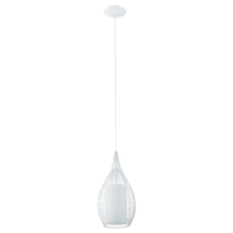 Pendul Eglo Razoni 92251, E27 1X60W Ø190Mm, Alb