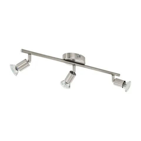 Plafoniera Eglo Buzz-Led 92597, Gu10 3X3W, Otel, Nichel Mat