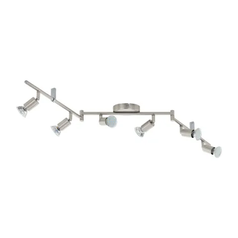 Plafoniera Eglo Buzz-Led 92599, Gu10 6X3W, Otel, Nichel Mat