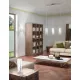 Veioza Eglo Rivato 92743, E27 1X60W Ø90Mm, Sticla Lacuita, Crom, Alb