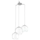 Suspensie Eglo Bolsano 92762, E27 3X60W Ø505Mm, Sticla, Sticla Satinata, Crom