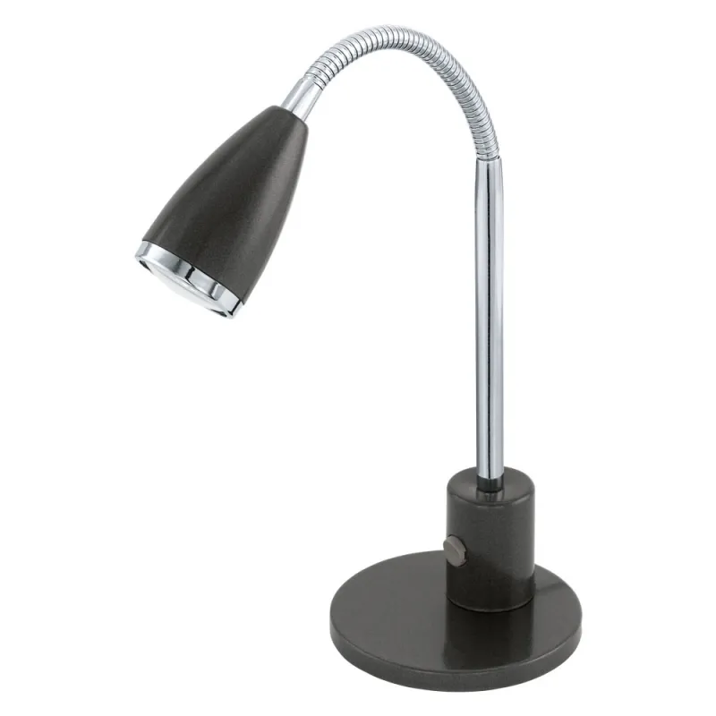 Veioza Eglo Fox 92873, Gu10 1X3W, Otel, Crom, Antracit