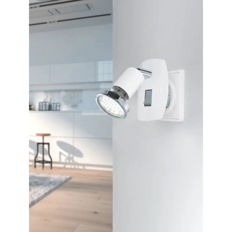 Spot Priza Eglo Mini 4 92925, Gu10 1X3W 3000K