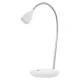 Veioza Eglo Durengo 93078, Led 3W 230Lm 3000K Ø160Mm, Otel, Plastic, Crom, Alb