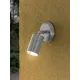 Aplica Exterior Eglo Stockholm 1 93268, Gu10 1X5W Ip44 Ø100Mm, Sticla, Inox