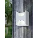 Aplica Exterior Eglo Morino 93318, Led 2X2.5W 360Lm 3000K Ip44, Aluminiu Turnat, Alb