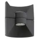 Aplica Exterior Eglo Redondo 93368, Led 2X2.5W 360Lm 3000K Ip44, Aluminiu Turnat, Antracit