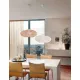 Pendul Eglo Campilo 93373, E27 1X60W Ø450Mm, Alb