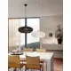 Pendul Eglo Campilo 93373, E27 1X60W Ø450Mm, Alb