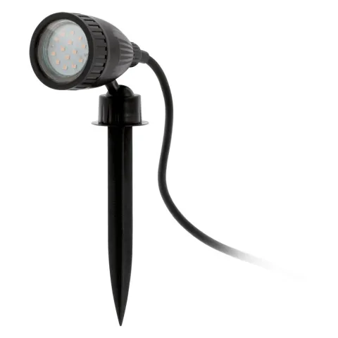 Proiector Exterior Eglo Nema 1 93384, Gu10-Led 1X3W Ip44, Negru