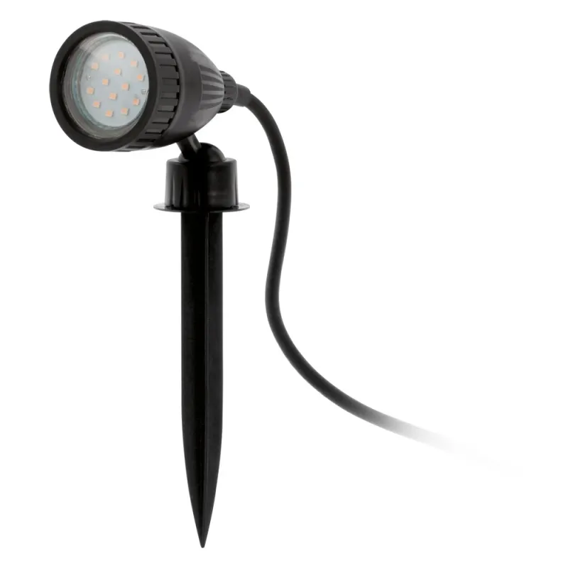 Proiector Exterior Eglo Nema 1 93384, Gu10-Led 1X3W Ip44, Negru
