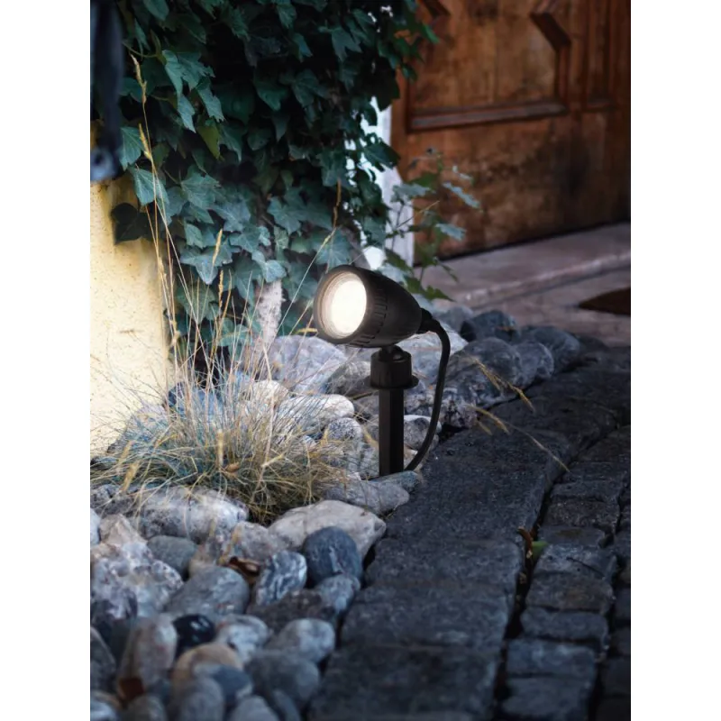 Proiector Exterior Eglo Nema 1 93384, Gu10-Led 1X3W Ip44, Negru