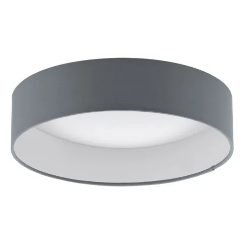 Plafoniera Eglo Palomaro 93395, Led 11W 950Lm 3000K Ø320Mm, Textil, Antracit