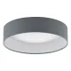 Plafoniera Eglo Palomaro 93395, Led 11W 950Lm 3000K Ø320Mm, Textil, Antracit