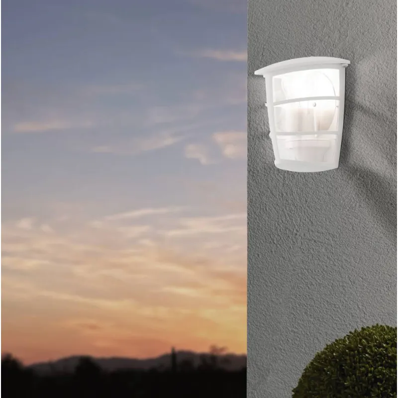 Aplica Exterior Eglo Aloria 93403, E27 1X60W Ip44, Aluminiu Turnat, Transparent
