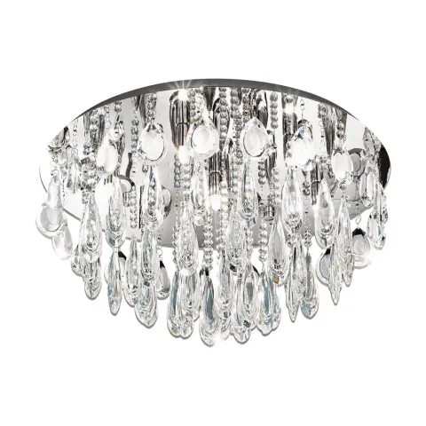Plafoniera Eglo Calaonda 93413, G9 7X33W Ø580Mm, Cristal, Transparent