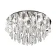 Plafoniera Eglo Calaonda 93413, G9 7X33W Ø580Mm, Cristal, Transparent