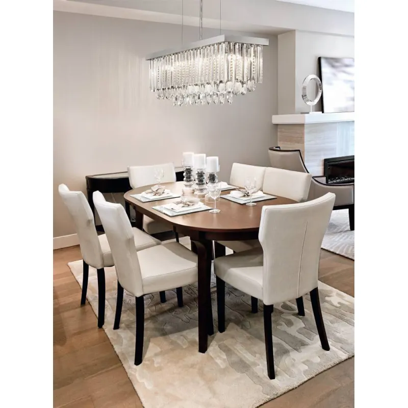 Suspensie Eglo Calaonda 93423, G9 11X33W, Cristal, Transparent