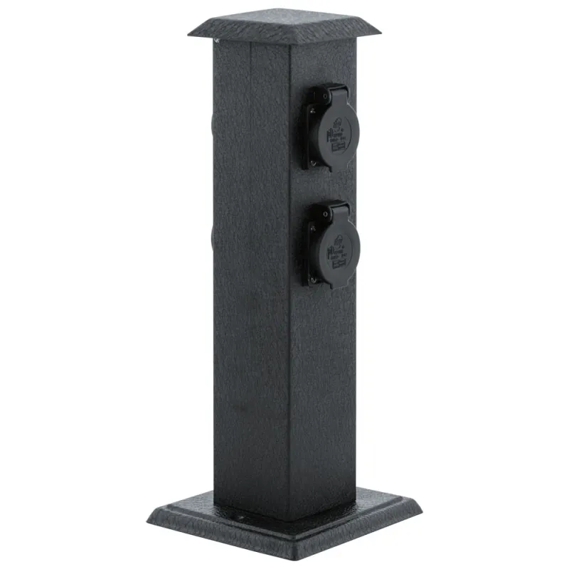 Stalp Exterior Eglo Park 4 93426, Ip44, Negru