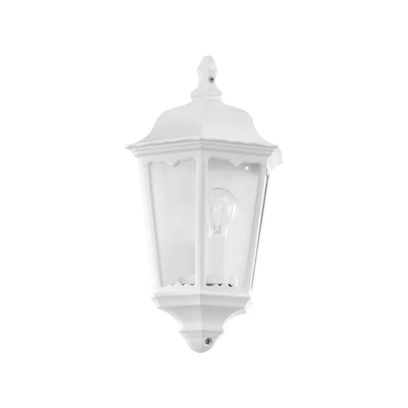 Aplica Exterior Eglo Navedo 93448, E27 1X60W Ip44, Sticla, Alb