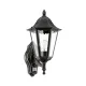 Aplica Exterior Eglo Navedo 93458, E27 1X60W Ip44, Sticla, Argintiu Patinat, Negru