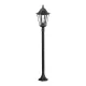 Stalp Exterior Eglo Navedo 93463, E27 1X60W Ip44 Ø230Mm, Argintiu Patinat, Negru