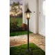 Stalp Exterior Eglo Navedo 93463, E27 1X60W Ip44 Ø230Mm, Argintiu Patinat, Negru
