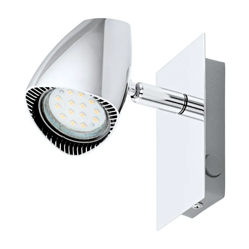 Aplica Eglo Corbera 93672, Gu10 1X3W, Otel, Plastic, Crom