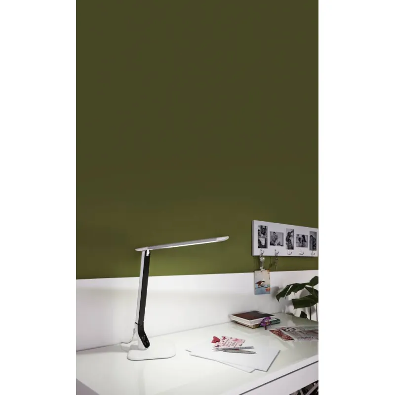 Veioza Eglo Sellano 93901, Led 6W 630Lm 3000K, 4500K, 6000K, Plastic, Otel, Alb